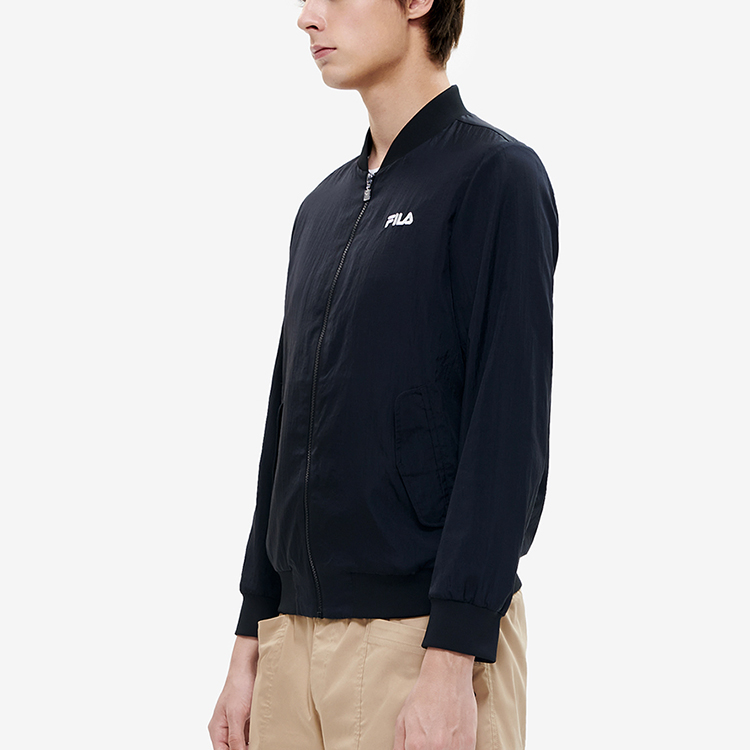 FILA Black Lightweight Breathable Jacket with Solid Logo Design F11M228705F-BK 圖 7