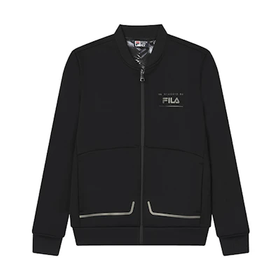 FILA Black Logo Casual Sports Jacket F11M148511F-BK