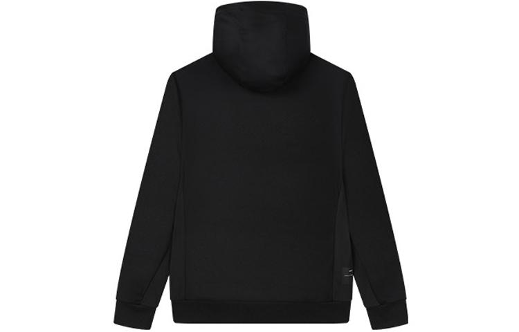 FILA Black Logo Print Knit Breathable Hooded Sports Jacket F11M138552F-BK 圖 3