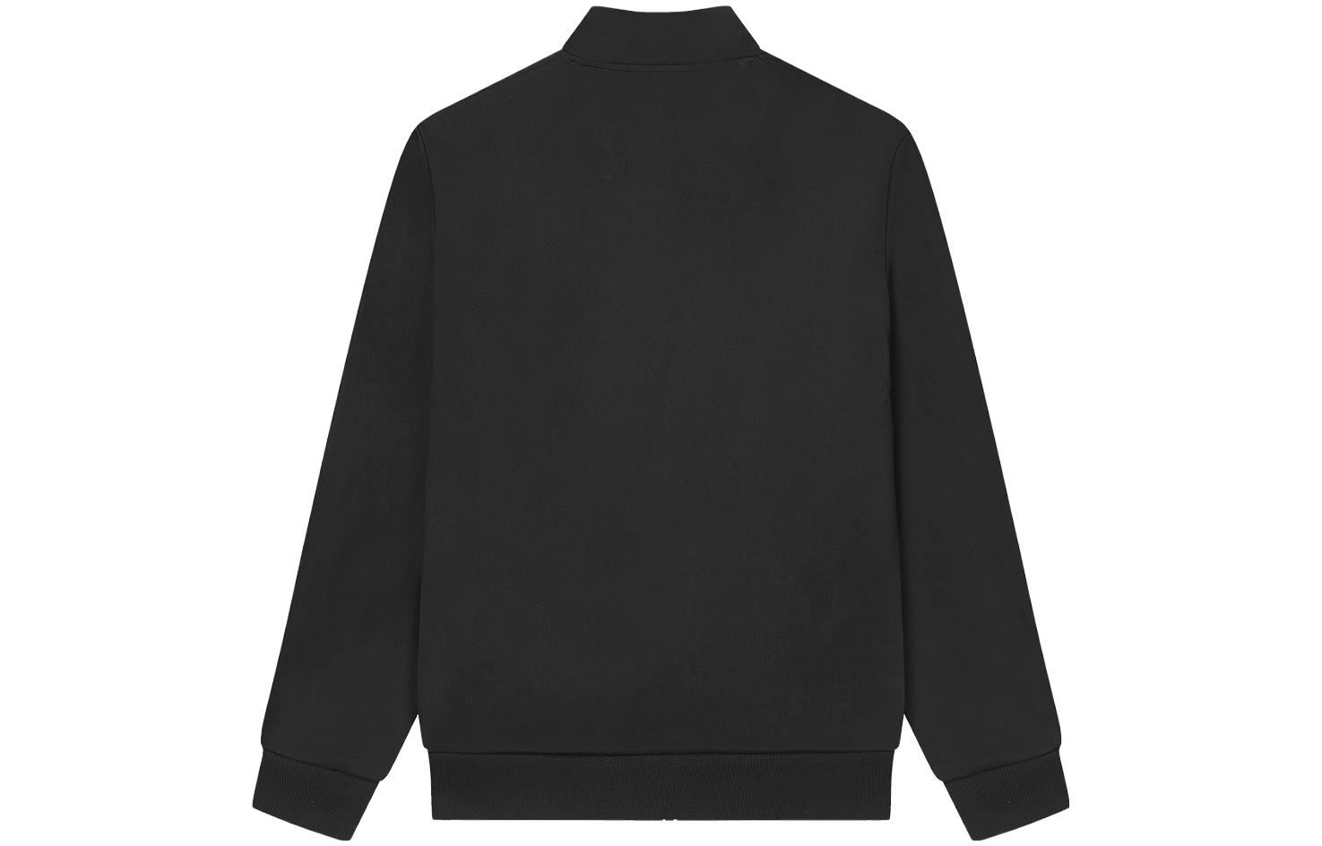 Lookbook FILA 黑色印logo针织休闲夹克 F11M338506F-BK