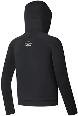 FILA 黑色Logo印花寬鬆版針織健身連帽外套 A51M411504A-BK Lookbook FILA 黑色Logo印花寬鬆版針織健身連帽外套 A51M411504A-BK