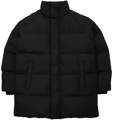 FILA Jaket Puffer Hitam Panjang Sedang dengan Kerah Standar FS2DJD4102X-BLK Buy FILA Jaket Puffer Hitam Panjang Sedang dengan Kerah Standar FS2DJD4102X-BLK