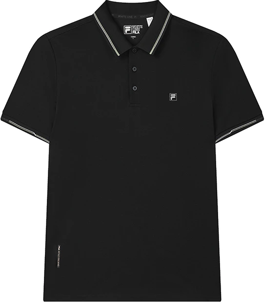 fila-black-short-sleeve-polo-shirt-stylish-comfortable-breathable-f11-m523105-fbk