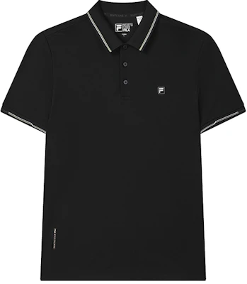 FILA Black Short-Sleeve Polo Shirt - Stylish, Comfortable, Breathable. F11M523105FBK Buy FILA Black Short-Sleeve Polo Shirt - Stylish, Comfortable, Breathable. F11M523105FBK