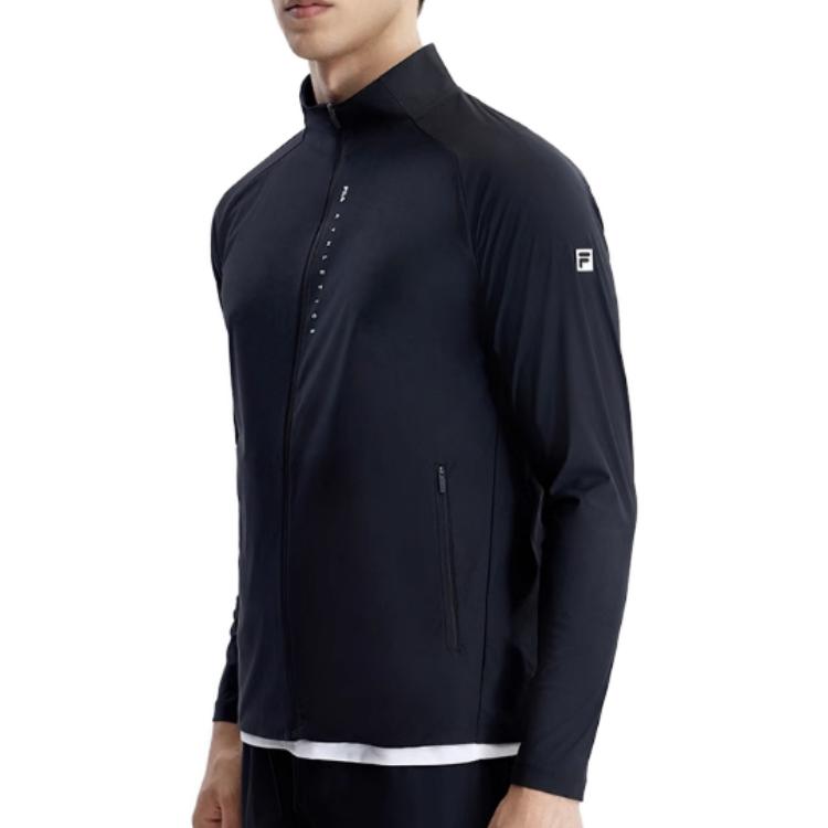 Details for FILA 黑色修身运动夹克 搭配简约logo设计 A11M321504F-BK