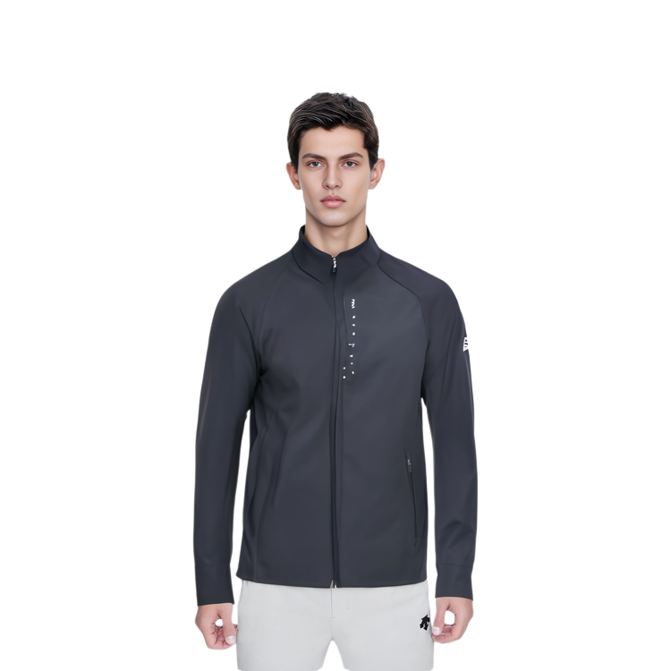 Sizing FILA 黑色修身运动夹克 搭配简约logo设计 A11M321504F-BK