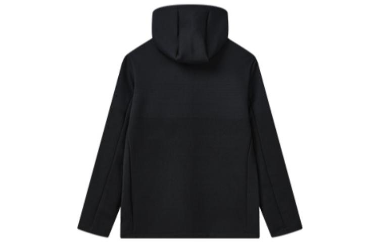 FILA Black Solid Logo Hoodie Jacket with Zipper F11M217503F-NV 圖 3