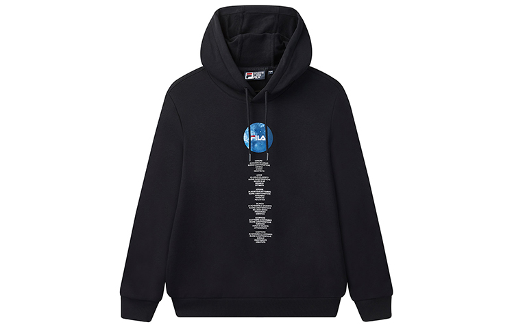 FILA Black Sports Knit Hoodie F51M038209F-BK