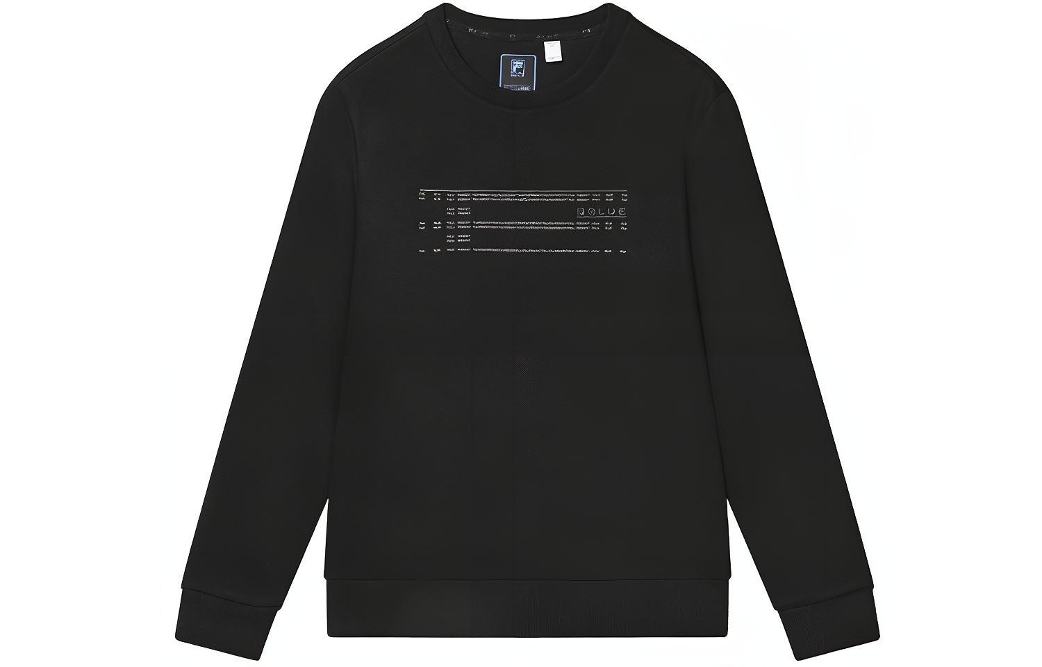 FILA Black Sweatshirt with Letter Print Design F11M312202F-BK