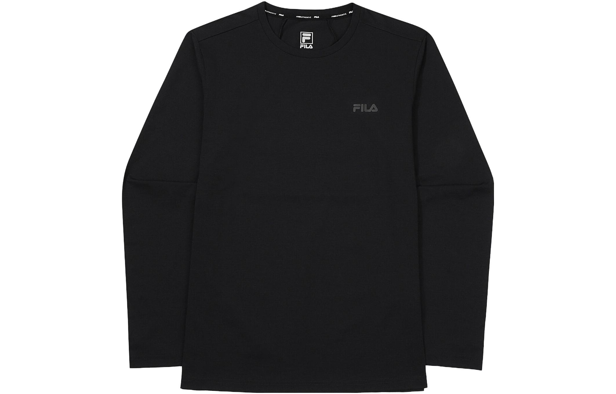 FILA Black Sweatshirt with Letter Print FS2RLF3202M-BLK