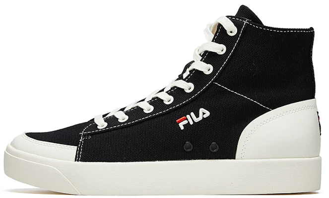 FILA Block High-top Canvas Shoes Black T12M014401FBK Buy FILA Block High-top Canvas Shoes Black T12M014401FBK