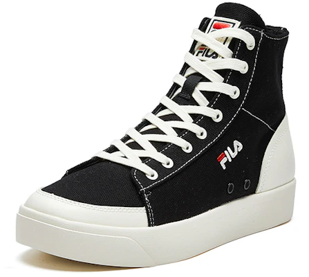 FILA Block High-top Canvas Shoes Black T12M014401FBK Order FILA Block High-top Canvas Shoes Black T12M014401FBK