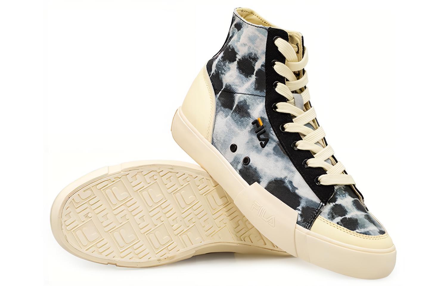 Purchase 휠라 블록 하이하이 캔버스 블랙/화이트/블루 T12M034404FTY