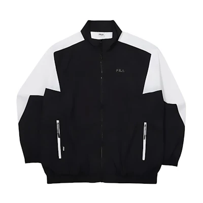 FILA Block Lightweight Smolinier Logo Track Jacket Black 2500FE2JKF5301X-BLK
