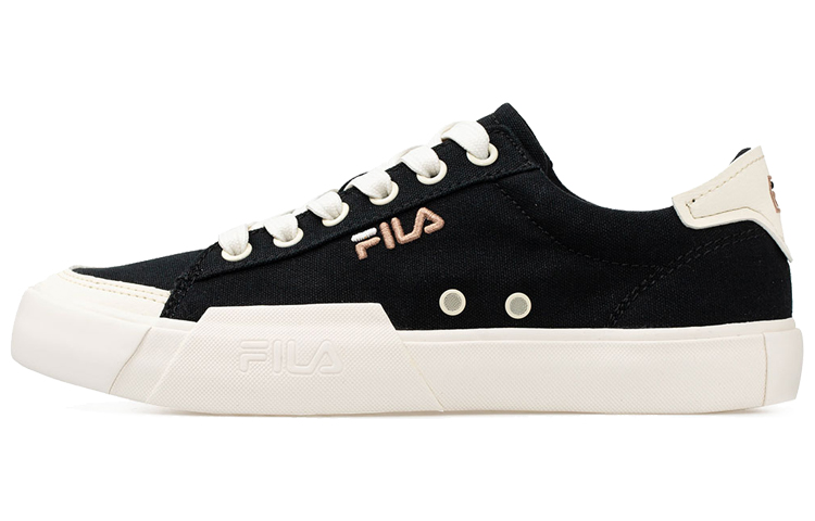 Buy 휠라 블락 로우 캔버스 블랙 (Fila Block Low Canvas Black) T12M024402FBK