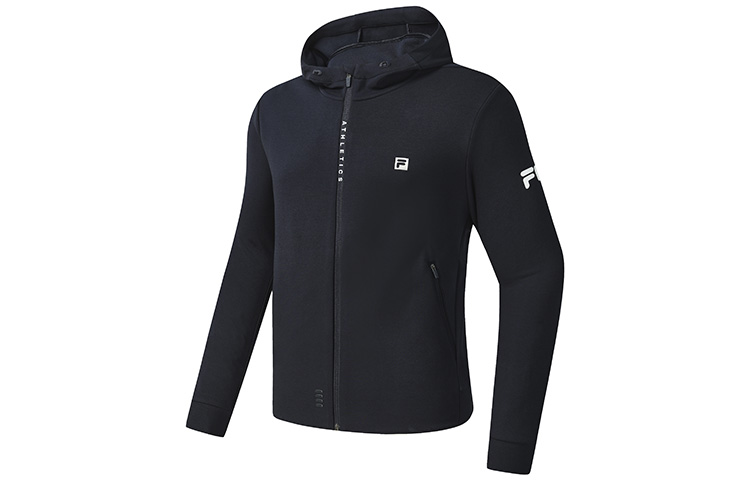 FILA Blue Full-Zip Hoodie Jacket with Logo Design A11M241509FNV 圖 3