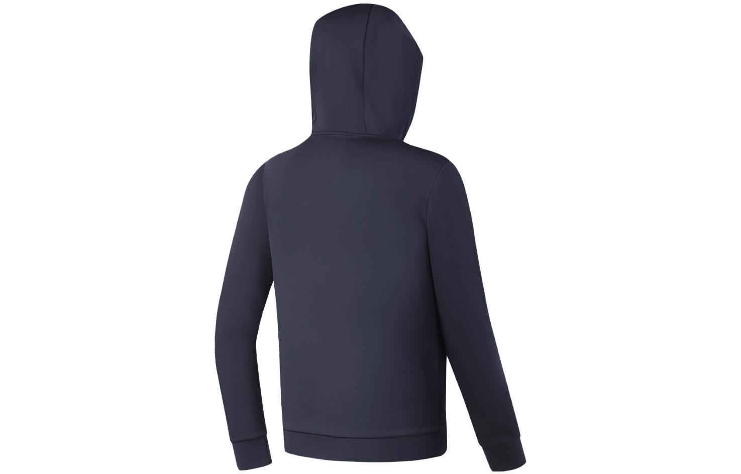 FILA Blue Knit Jacket with Letter Print and Hood for Gym A11M341502FNV 圖 3