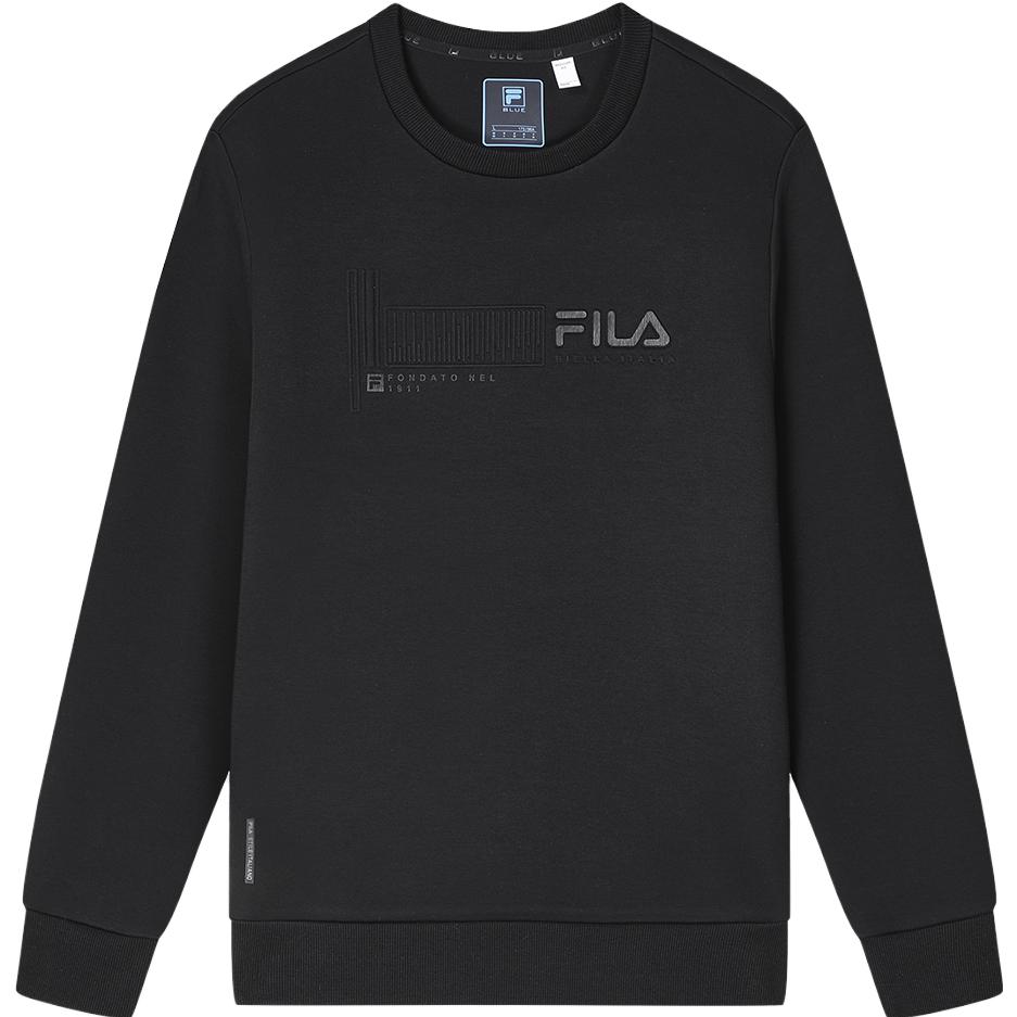 Order FILA 藍色純色針織套頭衫衛衣 F11M342203FBK