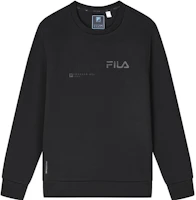 Order FILA Blue Solid Knit Pullover Sweatshirt F11M342203FBK