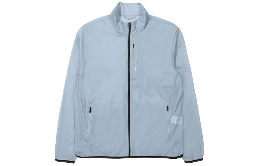 FILA Blue Solid Logo Zip-Up Long-Sleeve Jacket FS2JKE2201X-LBU