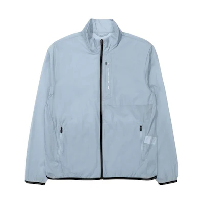 FILA Blue Solid Logo Zip-Up Long-Sleeve Jacket FS2JKE2201X-LBU