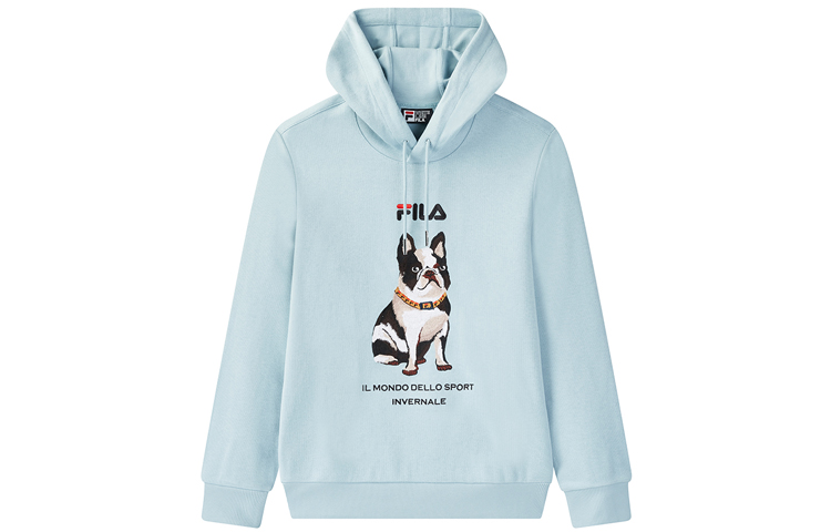 FILA Blue Sports Knit Hoodie F11M048216FLB