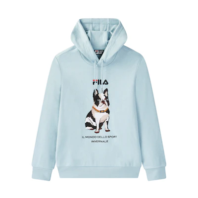 FILA Blue Sports Knit Hoodie F11M048216FLB