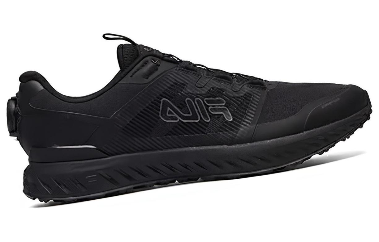 Order FILA斐樂 BOA鎖扣網面 低筒 跑步鞋 男款 黑色