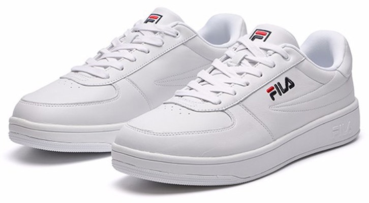 FILAミッドトップスニーカー (ホワイト) F12M144311FWT Order FILAミッドトップスニーカー (ホワイト) F12M144311FWT