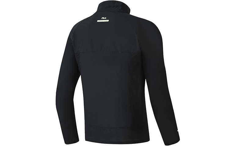 FILA Breathable Black Athletics Logo Print Casual Woven Jacket A11M223703F-BK 圖 3