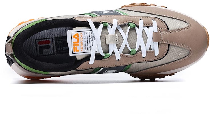 FILA Brick Sneakers 'Coklat Abu-Abu' F12M231125FLA Lookbook FILA Brick Sneakers 'Coklat Abu-Abu' F12M231125FLA