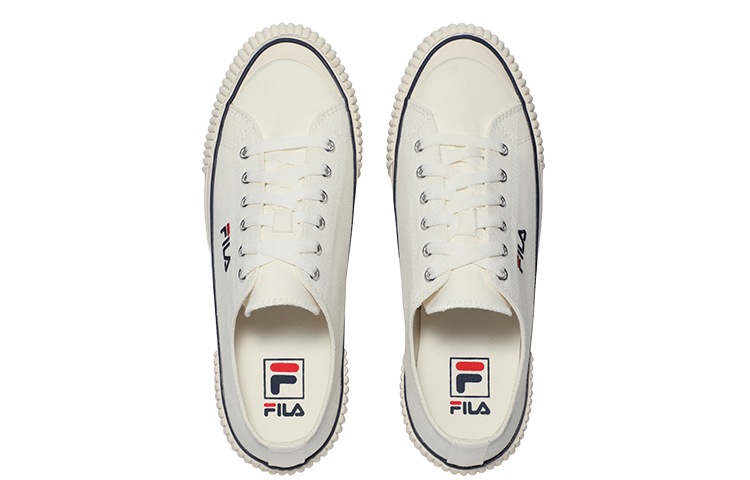 Shop Scarpe da Skate FILA Bumper Low-Top Bianche 1XM01550D_920