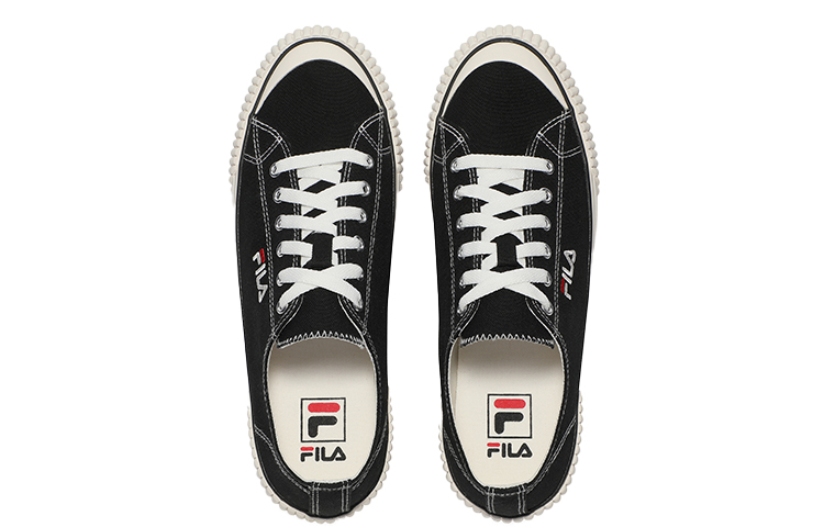 Shop FILA Bumper Low Sneakers Black 1XM01550D_978