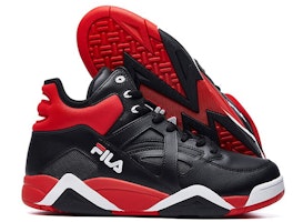 FILA 斐樂 Cage 高幫 籃球鞋 男款 黑紅 Details for FILA 斐樂 Cage 高幫 籃球鞋 男款 黑紅
