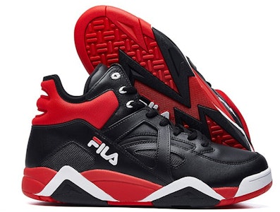FILA 黑红色笼形篮球鞋 F62M041221FBR Details for FILA 黑红色笼形篮球鞋 F62M041221FBR