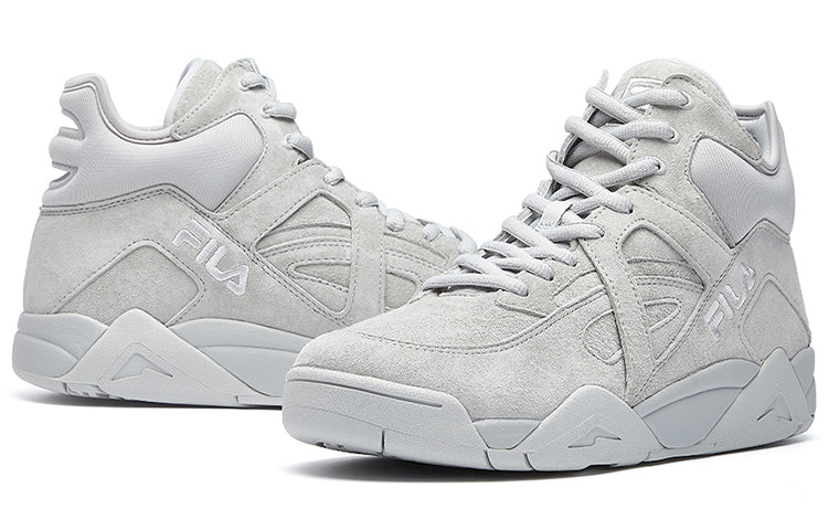 Lookbook Kasut Bola Keranjang FILA Cage High Top Kelabu F12M031229FGY