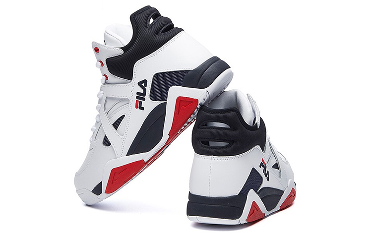 FILA The Cage Basketball Shoes 'White Navy' 圖 4
