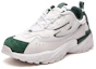 Lookbook FILA Caliper Low-Cut Retro-Schuhe Grau/Grün F52M931112FGR
