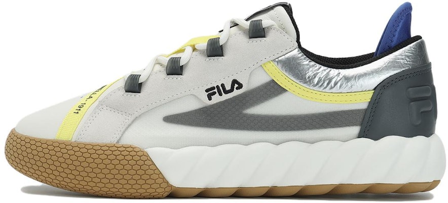 FILA Campos White Grey 'Anti-Slip Shock Absorption Low Top' F12M333201FST Buy FILA Campos White Grey 'Anti-Slip Shock Absorption Low Top' F12M333201FST