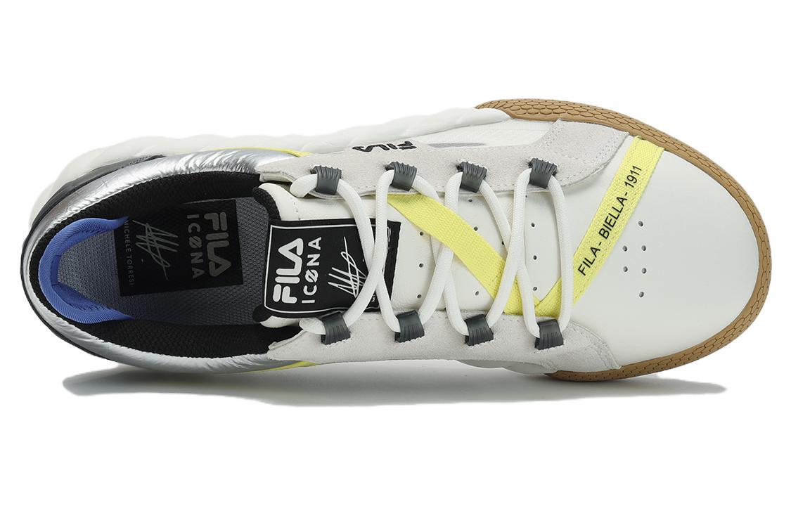 Lookbook FILA斐樂 Campos 防滑減震 低筒 板鞋 男款 白灰