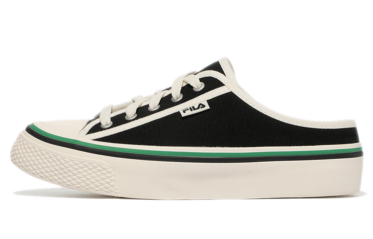 Buy Fila 斐樂 低筒帆布板鞋 男女同款 黑綠色 韓版