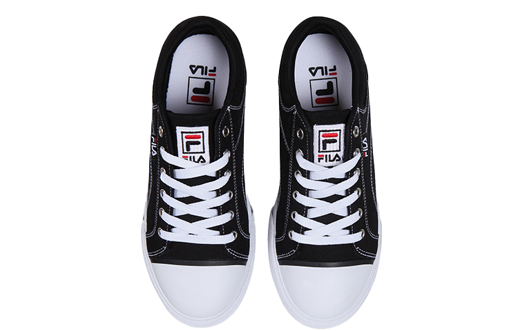 Shop FILA Canvas Low 'Black Korean Edition' 1XM01003D_001