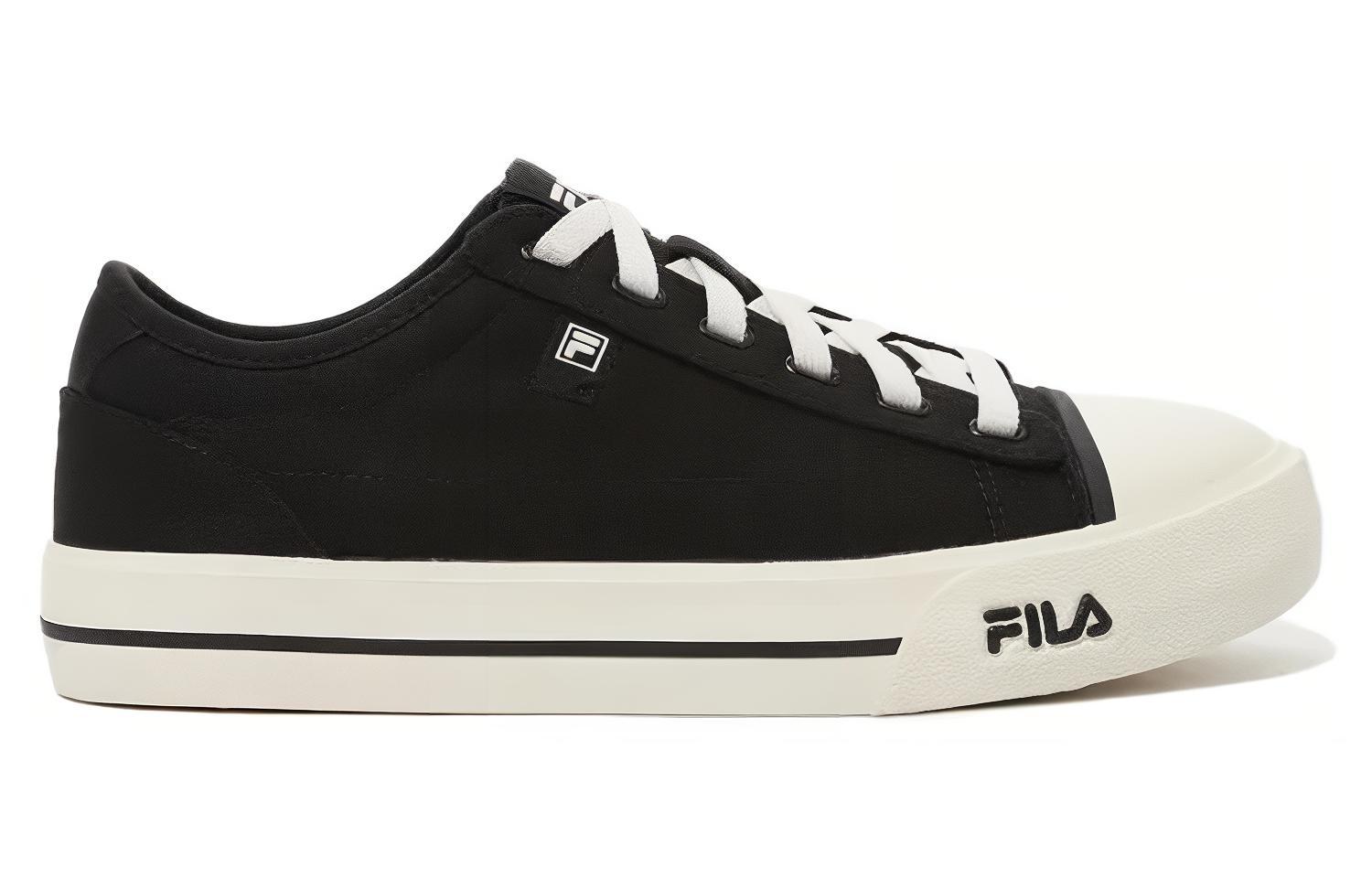 Order FILA Canvas Low 'Black White' 1XM02340G_001
