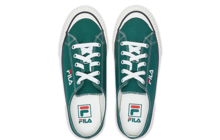 Shop FILA Canvas Low 'Green Korean Edition' 1XM01534D_321