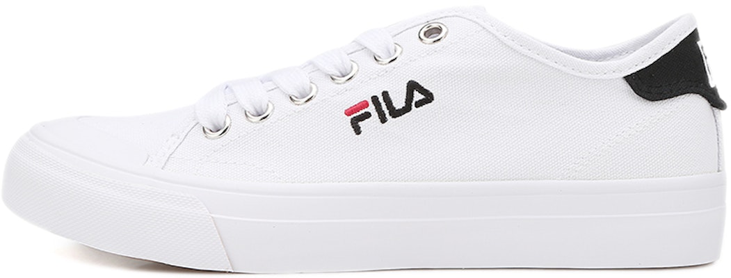 FILA Canvas Low 'White Black Korean Edition' FS1SIB1110X_WWT Buy FILA Canvas Low 'White Black Korean Edition' FS1SIB1110X_WWT