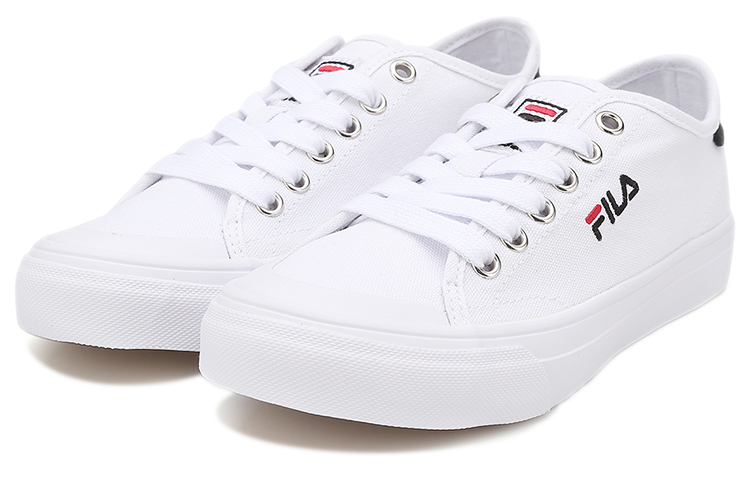 Lookbook FILA Canvas Low 'White Black Korean Edition' FS1SIB1110X_WWT