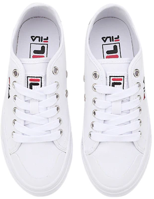 FILA Canvas Low 'White Black Korean Edition' FS1SIB1110X_WWT Shop FILA Canvas Low 'White Black Korean Edition' FS1SIB1110X_WWT
