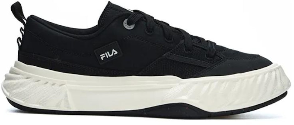 휠라 캔버스 로우 논슬립 튼튼한 운동화 '블랙 화이트' F12M322301FBK Order 휠라 캔버스 로우 논슬립 튼튼한 운동화 '블랙 화이트' F12M322301FBK