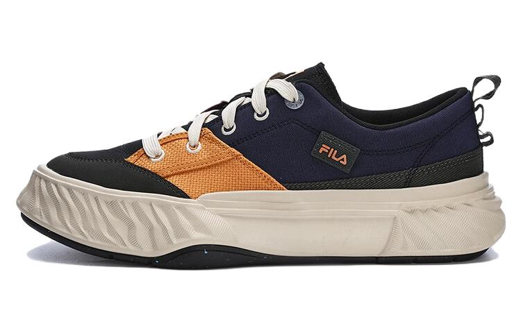 Buy FILA帆布低帮防滑耐磨鞋‘蓝绿色橙色’ F12M322301FMR