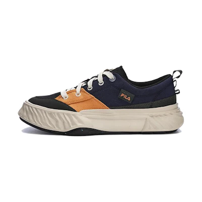 FILA Canvas Low NonSlip Durable Shoes 'Blue Green Orange'